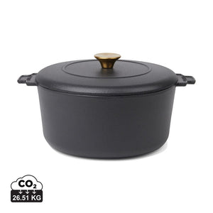 Casseruola Vinga Monte heritage 5,5L nero - personalizzabile con logo