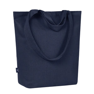 Casual Shopper Organic blu - personalizzabile con logo
