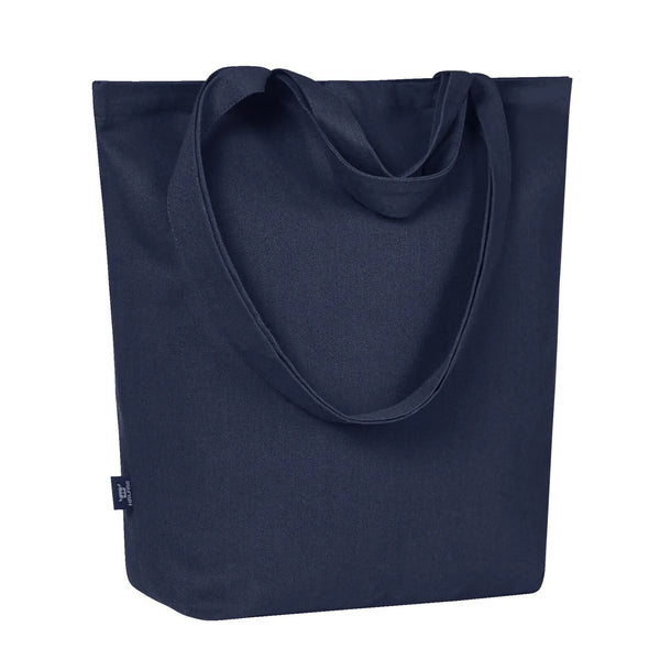 Casual Shopper Organic blu - personalizzabile con logo