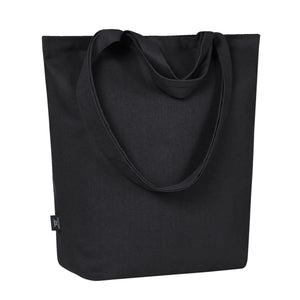 Casual Shopper Organic nero - personalizzabile con logo