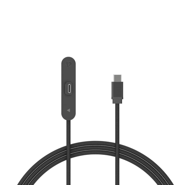 Cavo Aluvia 65W PD RCS  con supporto regolabile per telefono nero - personalizzabile con logo
