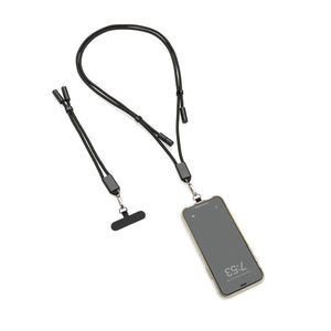 Cavo bracciale 60W regolabile LoopAmp in rPET RCS nero - personalizzabile con logo