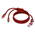 Cavo Caricatore Briony rosso - personalizzabile con logo