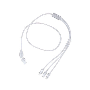 Cavo Caricatore Clodan color argento - personalizzabile con logo