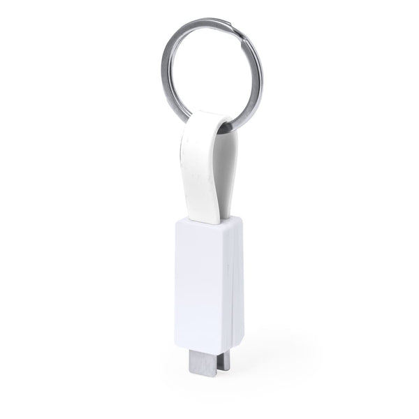 Cavo Caricatore Parets bianco - personalizzabile con logo