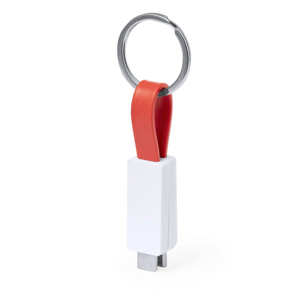 Cavo Caricatore Parets rosso - personalizzabile con logo