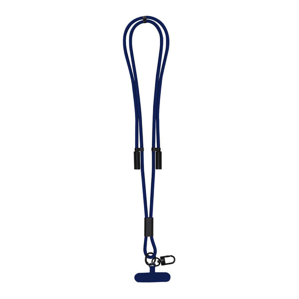 Cavo Caricatore Supporto Elnora blu navy - personalizzabile con logo