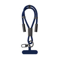 Cavo Caricatore Supporto Euclab blu navy - personalizzabile con logo