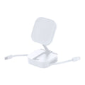 Cavo Caricatore Supporto Witan bianco - personalizzabile con logo