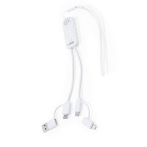 Cavo Caricatore Surgex bianco - personalizzabile con logo