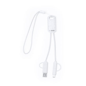 Cavo Caricatore Surgex bianco - personalizzabile con logo