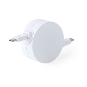 Cavo Caricatore Zapa RCS bianco - personalizzabile con logo