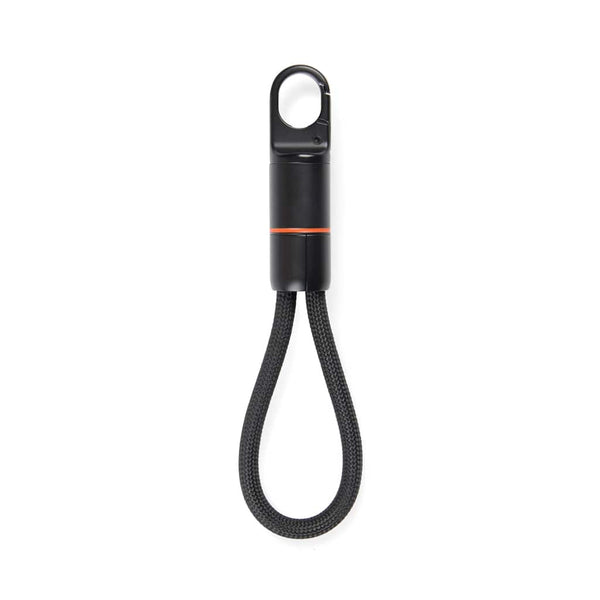 Cavo con moschettone Nordic Drift Everest type C 60W nero - personalizzabile con logo