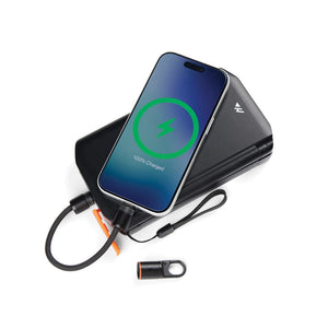 Cavo con moschettone Nordic Drift Everest type C 60W nero - personalizzabile con logo
