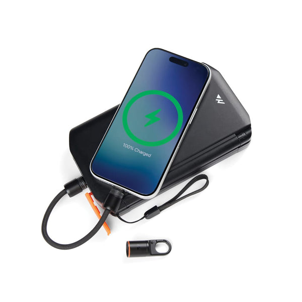 Cavo con moschettone Nordic Drift Everest type C 60W nero - personalizzabile con logo