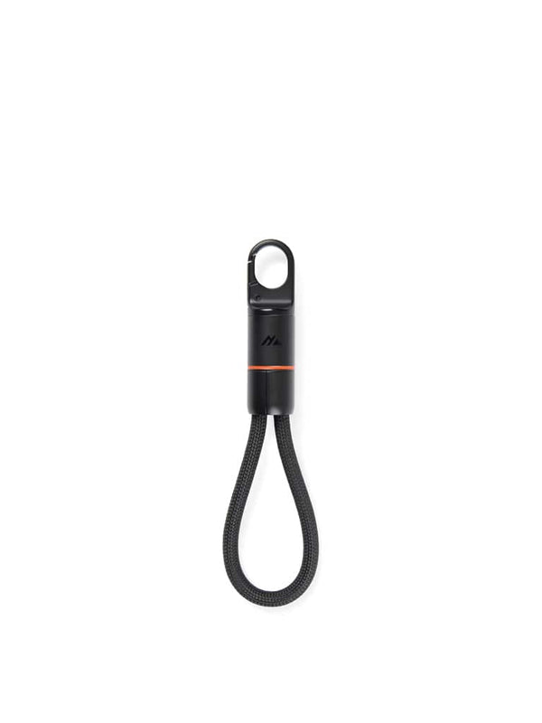 Cavo con moschettone Nordic Drift Everest type C 60W nero - personalizzabile con logo