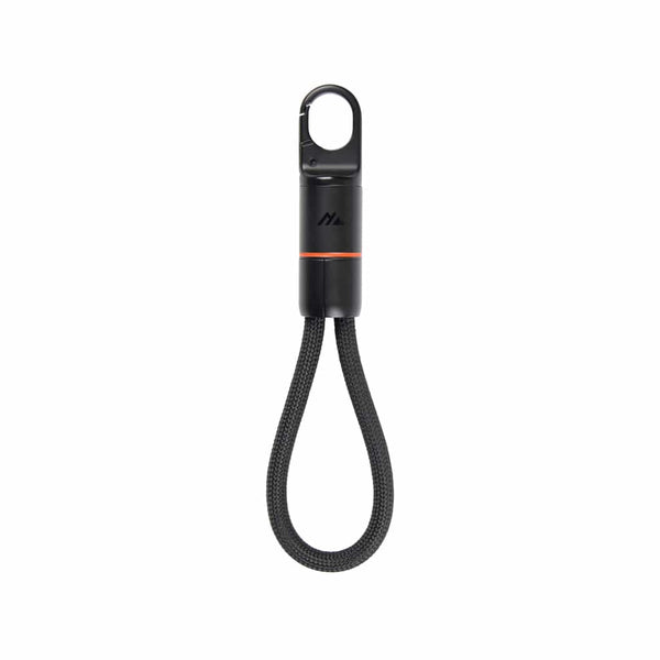 Cavo con moschettone Nordic Drift Everest type C 60W nero - personalizzabile con logo