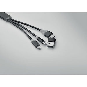 Cavo di ricarica 4 in 1 di tipo C - personalizzabile con logo