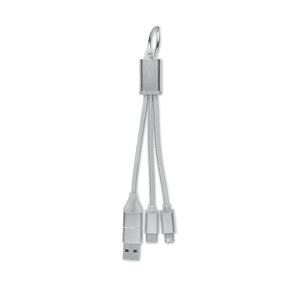 Cavo di ricarica 4 in 1 di tipo C - personalizzabile con logo