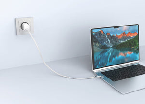 Cavo di ricarica rapida 60W 2-in-1 Arc RCS da 120 cm - personalizzabile con logo