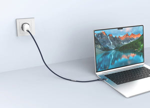 Cavo di ricarica rapida 60W 2-in-1 Arc RCS da 120 cm - personalizzabile con logo