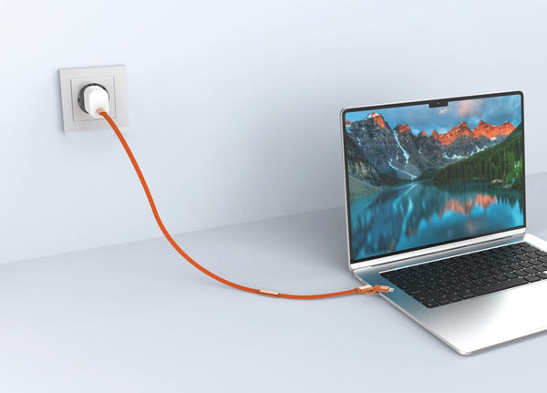 Cavo di ricarica rapida 60W 2-in-1 Arc RCS da 120 cm - personalizzabile con logo