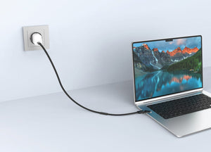 Cavo di ricarica rapida 60W 2-in-1 Arc RCS da 120 cm - personalizzabile con logo