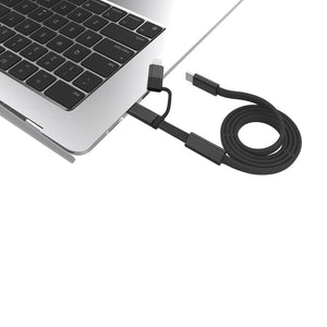 Cavo di ricarica rapida 60W 2-in-1 Arc RCS da 120 cm - personalizzabile con logo
