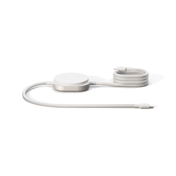 Cavo di ricarica Zens type C - C Pro 2 bianco - personalizzabile con logo