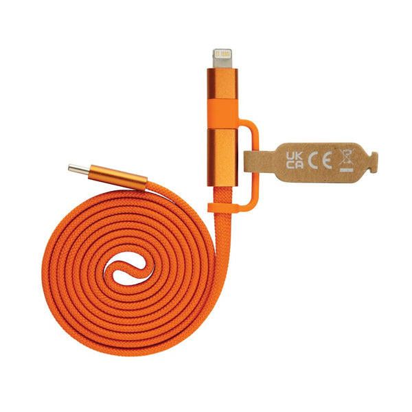 Cavo magnetico 2in1 Arc ultra fine da 60W - personalizzabile con logo
