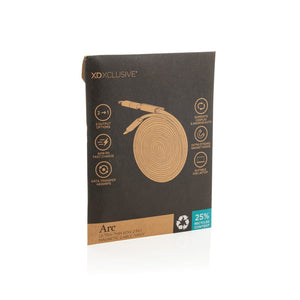 Cavo magnetico 2in1 Arc ultra fine da 60W - personalizzabile con logo