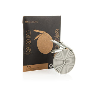Cavo magnetico 2in1 Arc ultra fine da 60W - personalizzabile con logo
