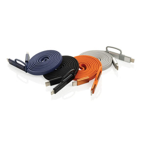 Cavo magnetico 2in1 Arc ultra fine da 60W - personalizzabile con logo