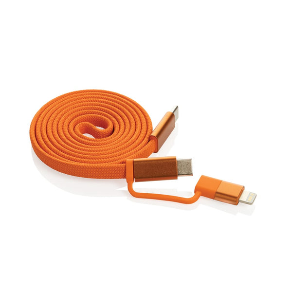 Cavo magnetico 2in1 Arc ultra fine da 60W - personalizzabile con logo