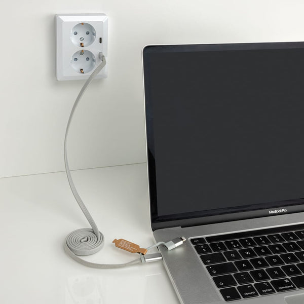 Cavo magnetico 2in1 Arc ultra fine da 60W - personalizzabile con logo