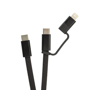 Cavo magnetico 2in1 Arc ultra fine da 60W - personalizzabile con logo
