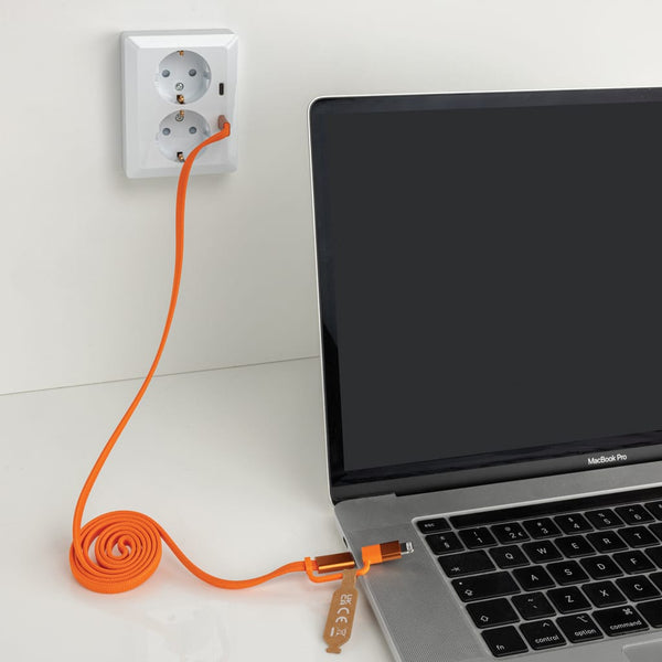 Cavo magnetico 2in1 Arc ultra fine da 60W - personalizzabile con logo