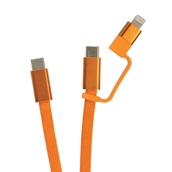 Cavo magnetico 2in1 Arc ultra fine da 60W - personalizzabile con logo