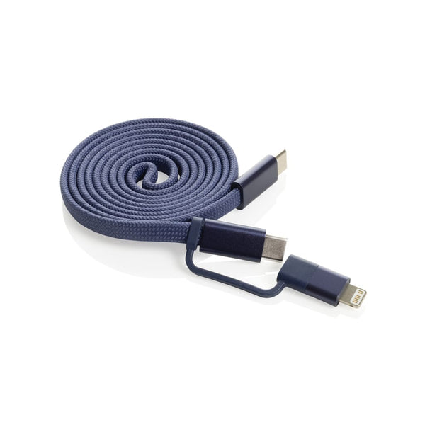 Cavo magnetico 2in1 Arc ultra fine da 60W - personalizzabile con logo