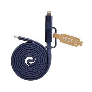 Cavo magnetico 2in1 Arc ultra fine da 60W - personalizzabile con logo