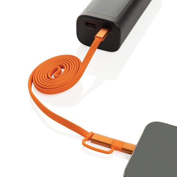 Cavo magnetico 2in1 Arc ultra fine da 60W - personalizzabile con logo