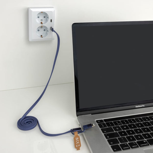 Cavo magnetico 2in1 Arc ultra fine da 60W - personalizzabile con logo
