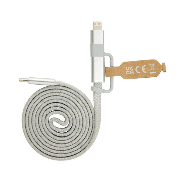 Cavo magnetico 2in1 Arc ultra fine da 60W - personalizzabile con logo
