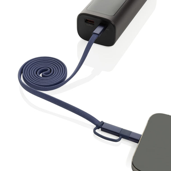 Cavo magnetico 2in1 Arc ultra fine da 60W - personalizzabile con logo