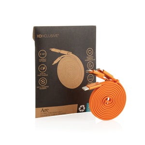 Cavo magnetico 2in1 Arc ultra fine da 60W - personalizzabile con logo