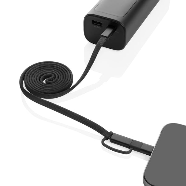 Cavo magnetico 2in1 Arc ultra fine da 60W - personalizzabile con logo