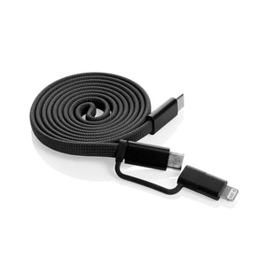 Cavo magnetico 2in1 Arc ultra fine da 60W - personalizzabile con logo