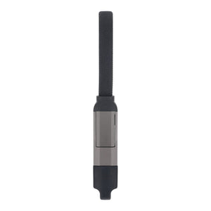 Cavo multifunzionale 4 in 1 OTG Portachiavi 60 W Nero - personalizzabile con logo