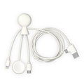 Cavo multiplo Xoopar Mr. Bio Long per Apple/Samsung Watch da 1 metro Bianco - personalizzabile con logo