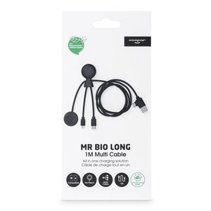 Cavo multiplo Xoopar Mr. Bio Long per Apple/Samsung Watch da 1 metro - personalizzabile con logo